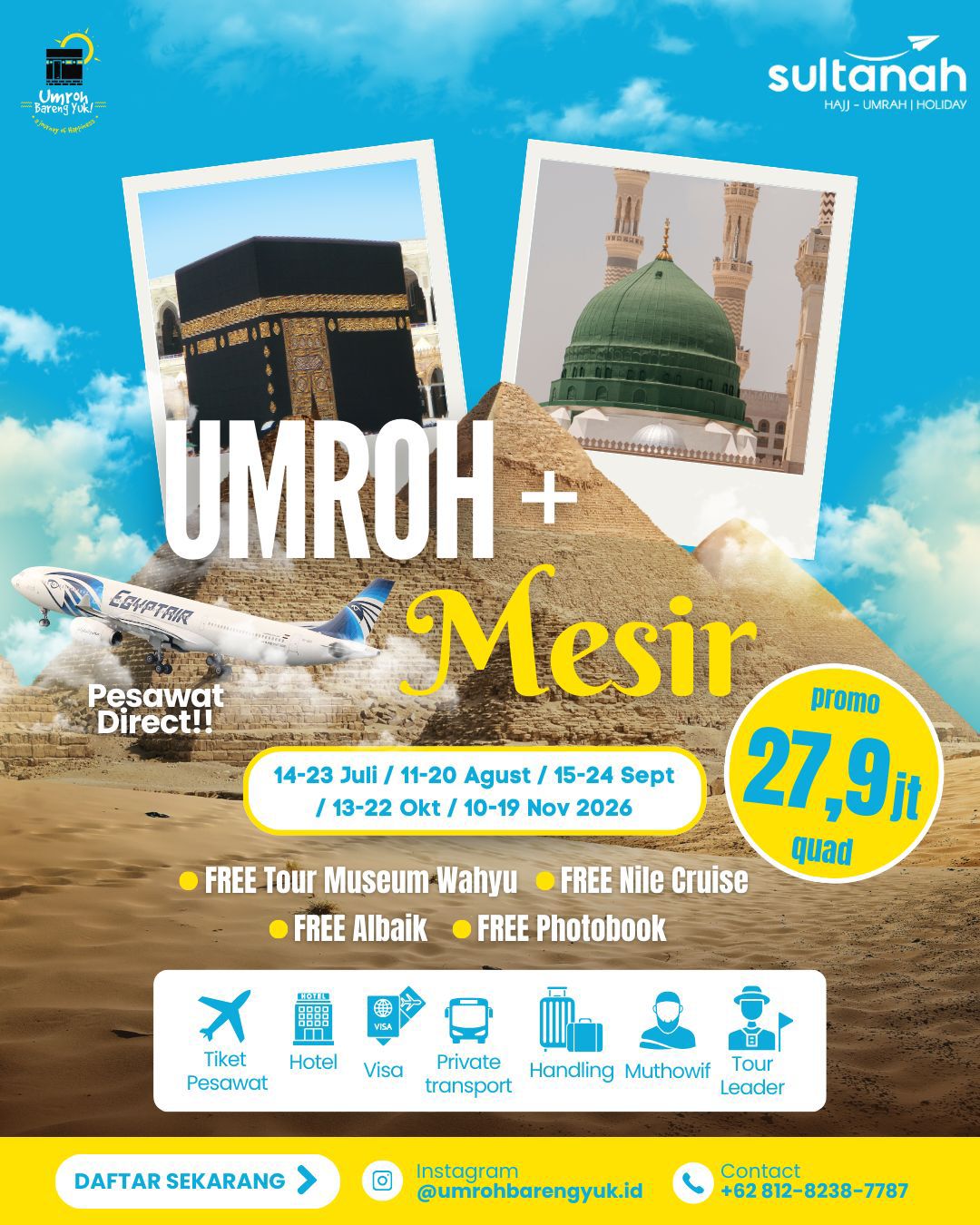 Promo Umroh + Mesir (November) · Sultanah