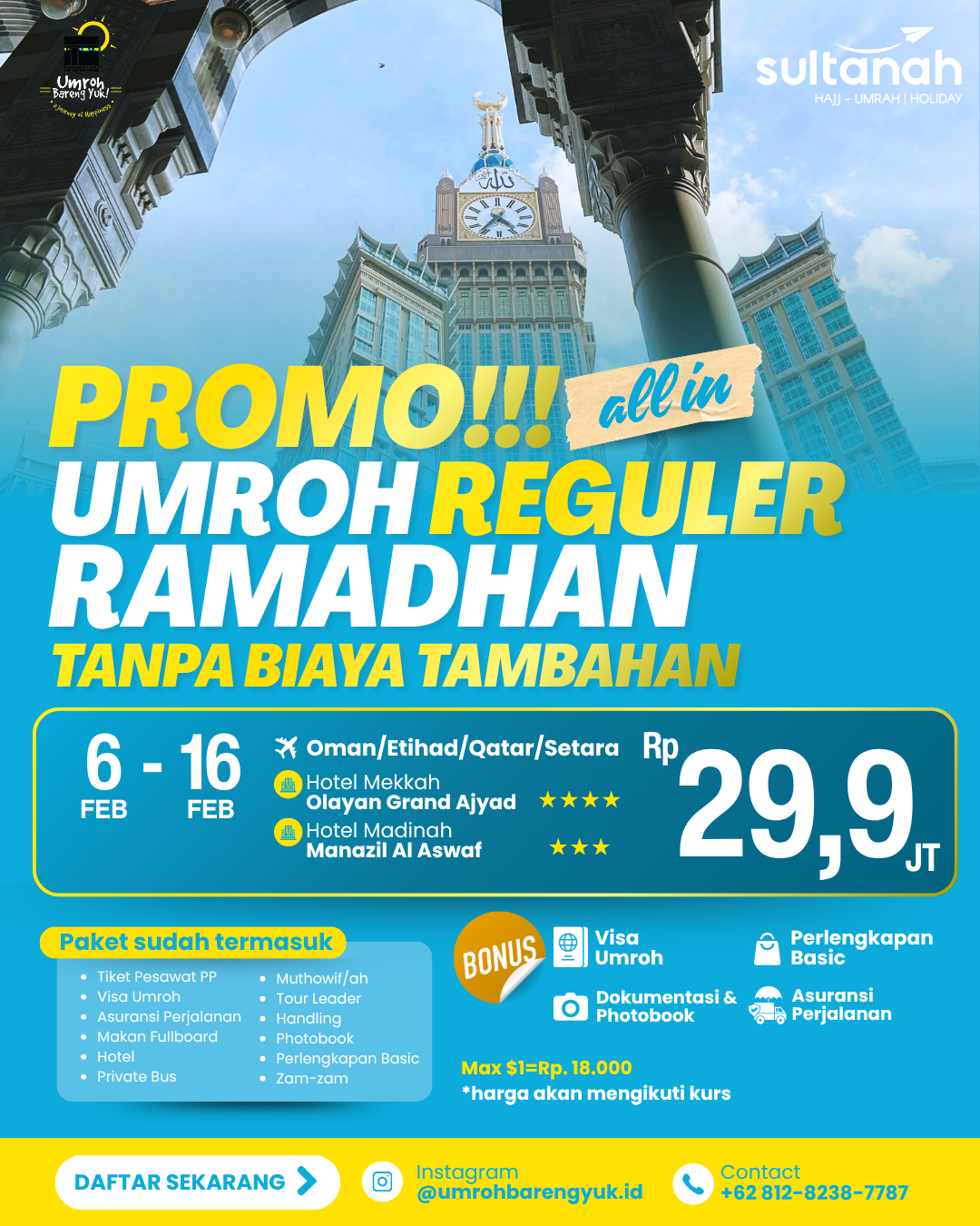 Brosur Umroh Ramadhan Reguler