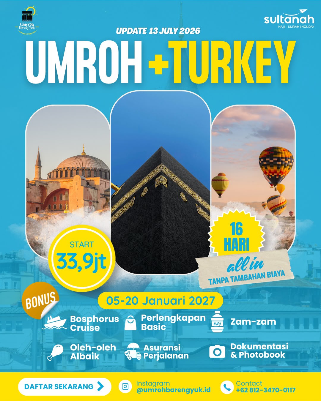 Brosur Umroh + Turki