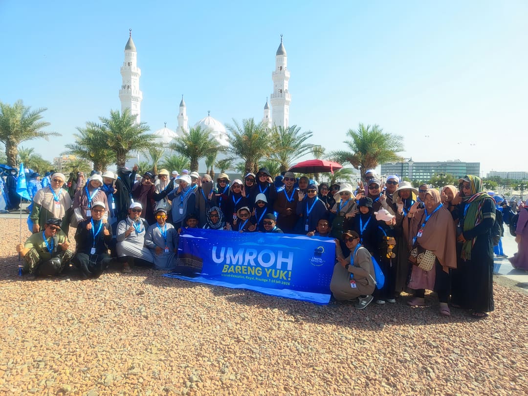 Momen jamaah Sultanah di perjalanan umroh