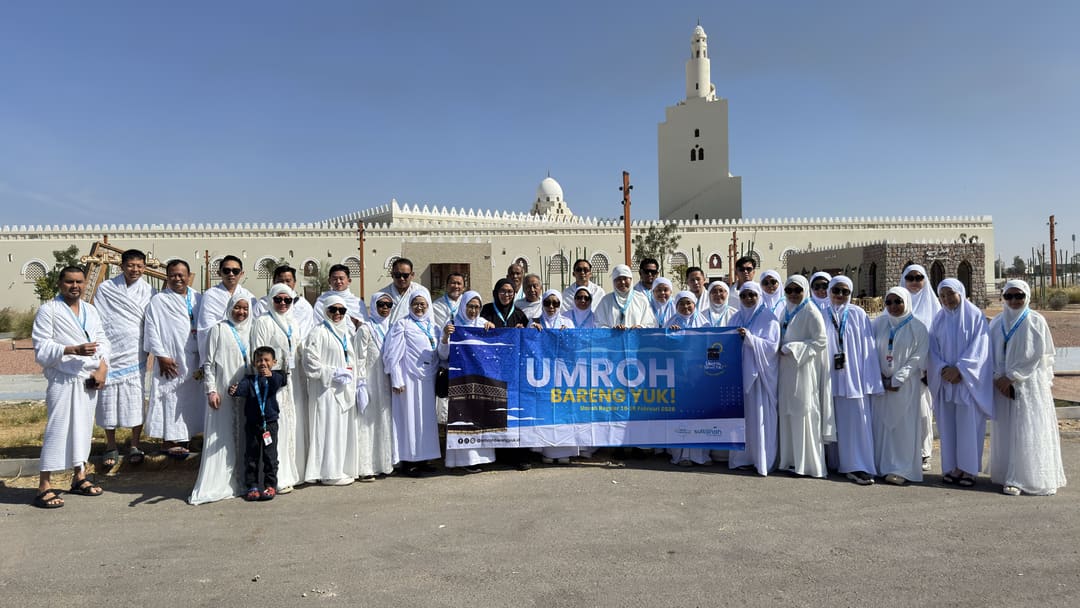 Momen jamaah Sultanah di perjalanan umroh